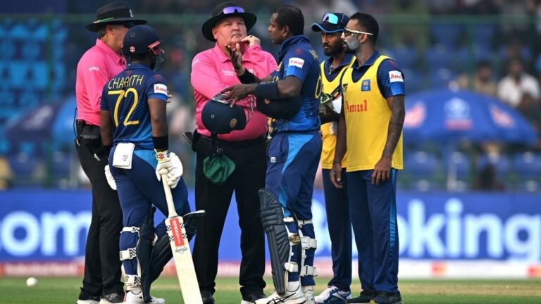 2023 ODI World Cup digest: Angelo Mathews embroiled in timed out drama; Australia face spin threat