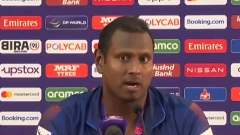 "Never Seen A Team Go Down To...": Angelo Mathews' Scathing Attack At Bangladesh Amid Timed Out Row