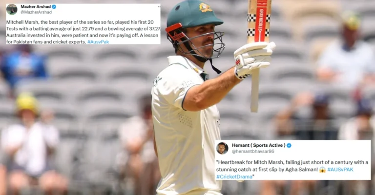 AUS vs PAK [Twitter reactions]: Mitchell Marsh’s sublime knock gives Australia upper hand on Day 3 of MCG Test