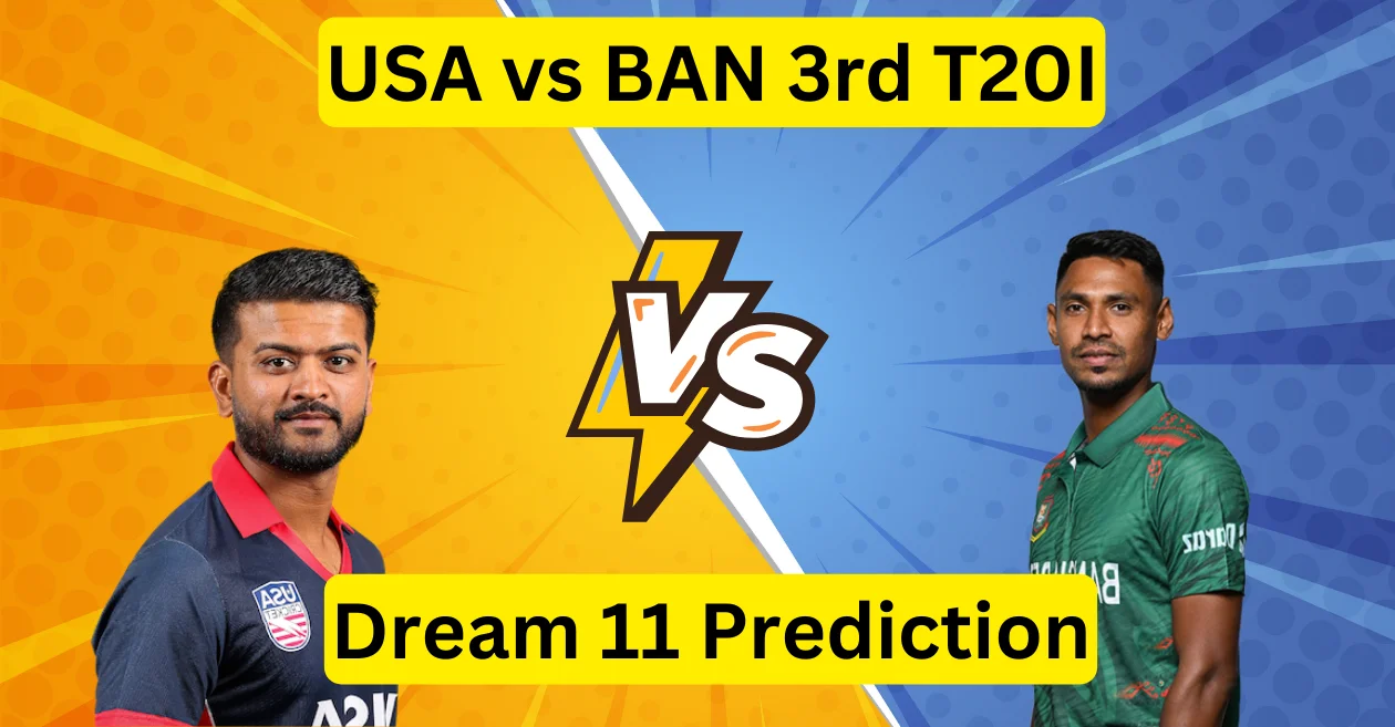 USA vs BAN 2024, 3rd T20I: Match Prediction, Dream11 Team, Fantasy Tips & Pitch Report