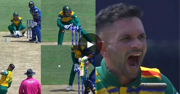 T20 World Cup 2024 [WATCH]: Keshav Maharaj dismisses Wanindu Hasaranga, Sadeera Samarawickrama in consecutive balls during SL vs SA clash