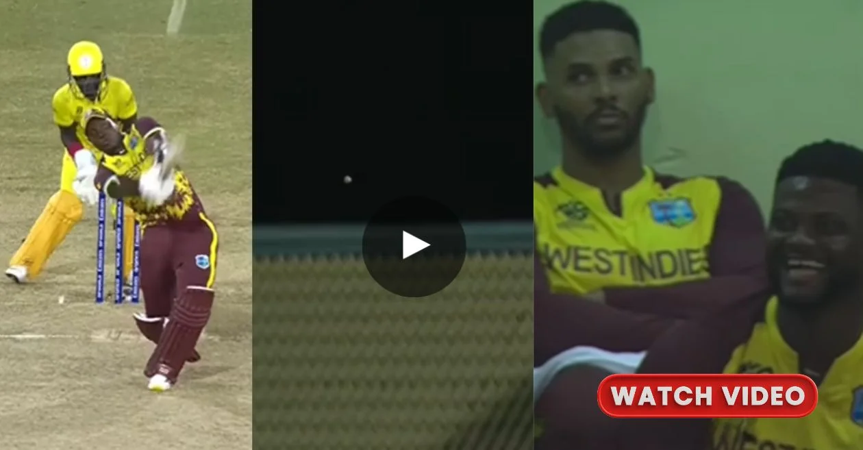 WI vs UGA [WATCH]: Rovman Powell smacks the longest six in the T20 World Cup 2024