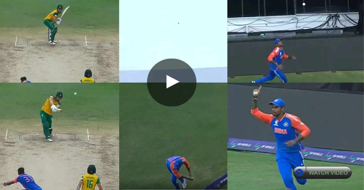 WATCH: Suryakumar Yadav takes game-changing catch of David Miller to seal India’s T20 World Cup 2024 win against South Africa