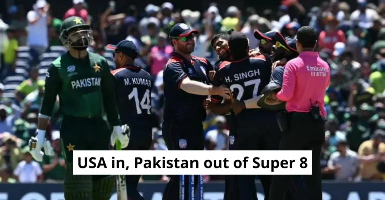 T20 World Cup 2024: After washed out game against Ireland, the USA qualifies for Super 8; Pakistan out of contention