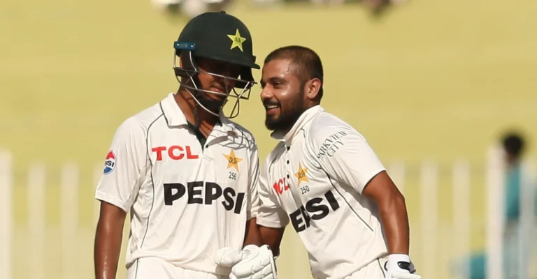 PAK vs BAN 2024: Saud Shakeel, Saim Ayub recover Pakistan from early blows on Day 1