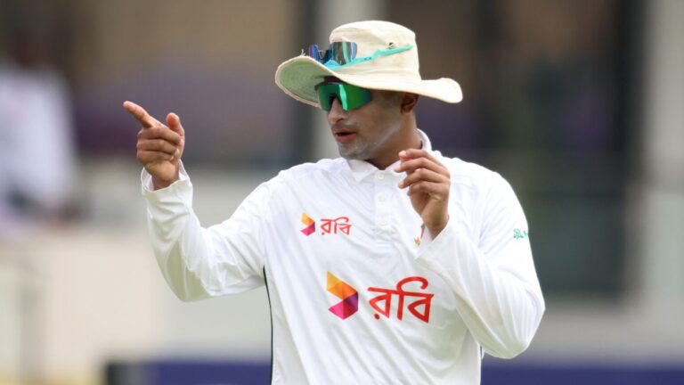 Shakib's final Test under cloud due to protests against him in Dhaka