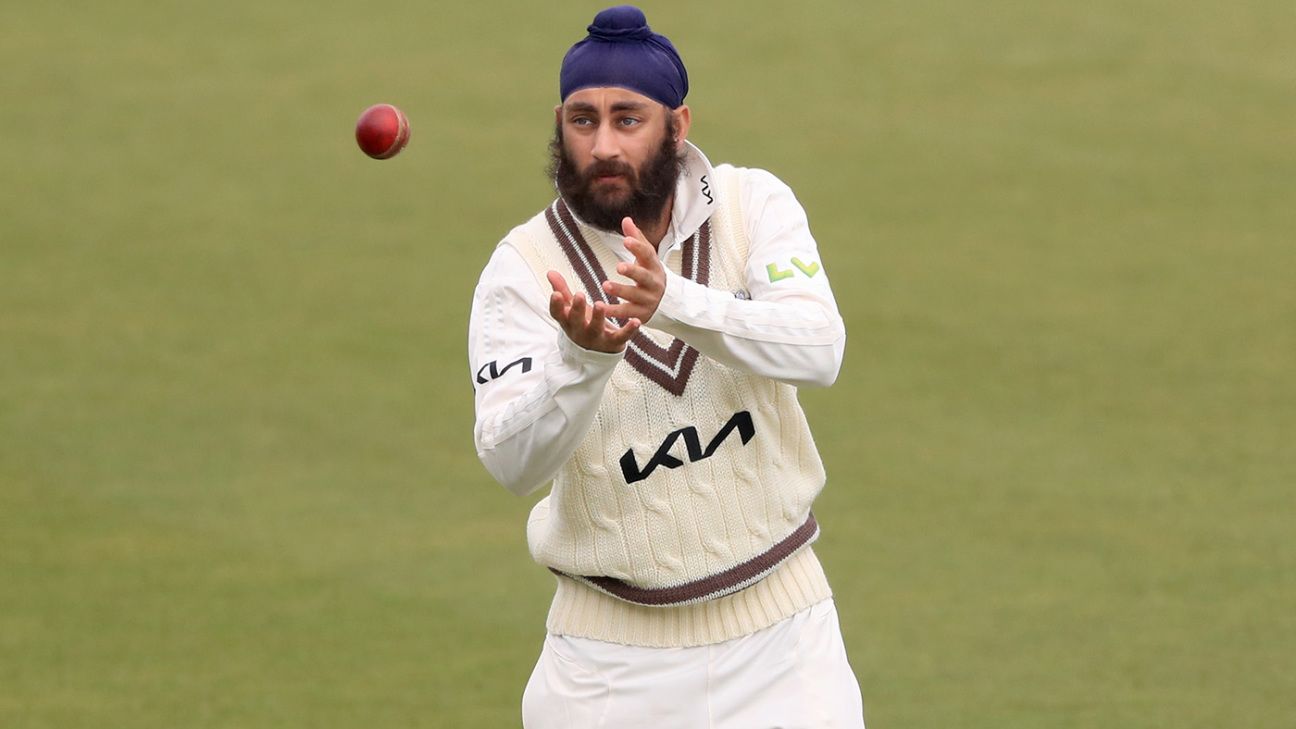 Amar Virdi released by Surrey after three years on Championship sidelines