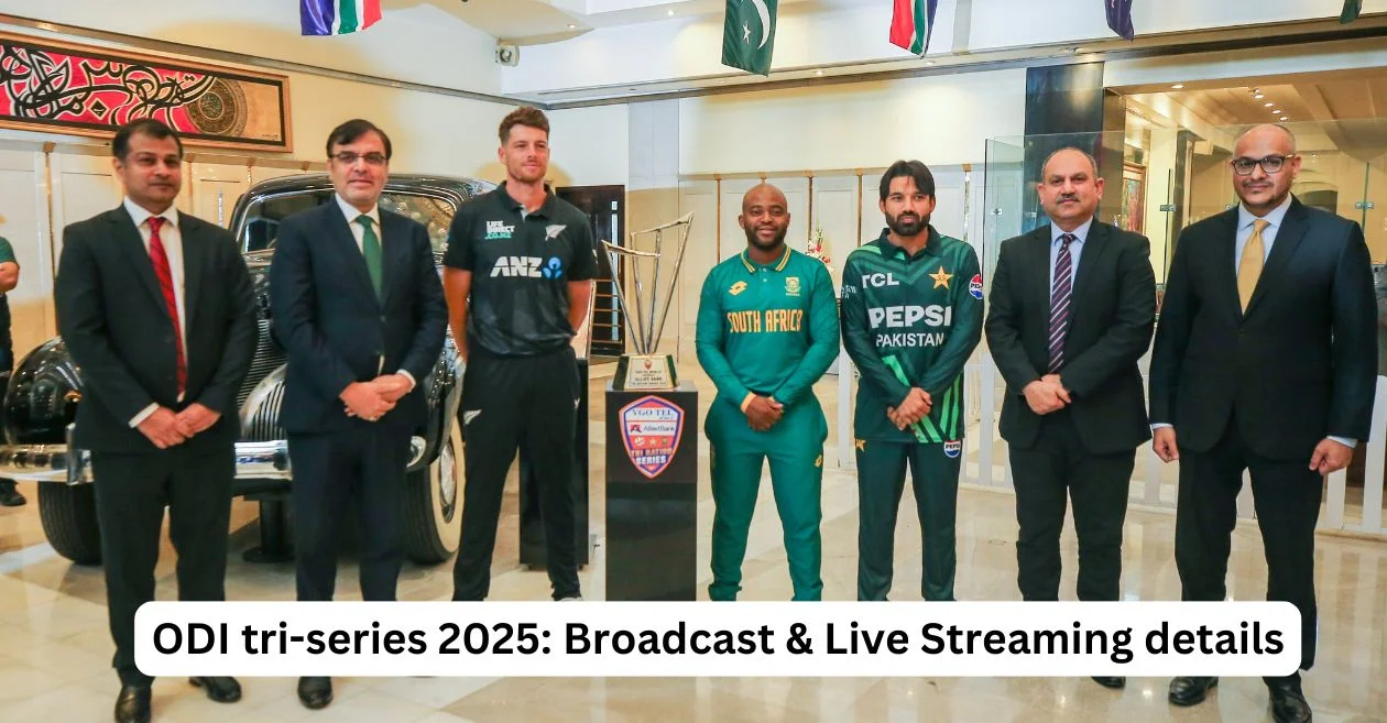 Pakistan ODI tri-series 2025: Broadcast & Live Streaming details – When and where to watch in India, New Zealand, South Africa, USA & other countries