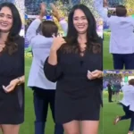 WATCH: Mayanti Langer blushes after Sunil Gavaskar’s dance following India’s Champions Trophy 2025 win